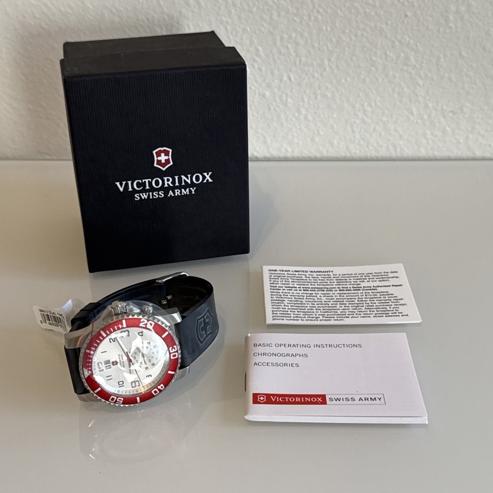 Victorinox Swiss Army Maverick II Dual Time Watch New In Box